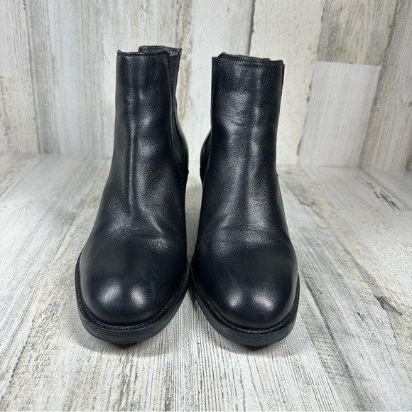 Clarks Mascarpone Bay Women's Black Leather Slip On Chelsea Boots #1082 - Picture 7 of 12